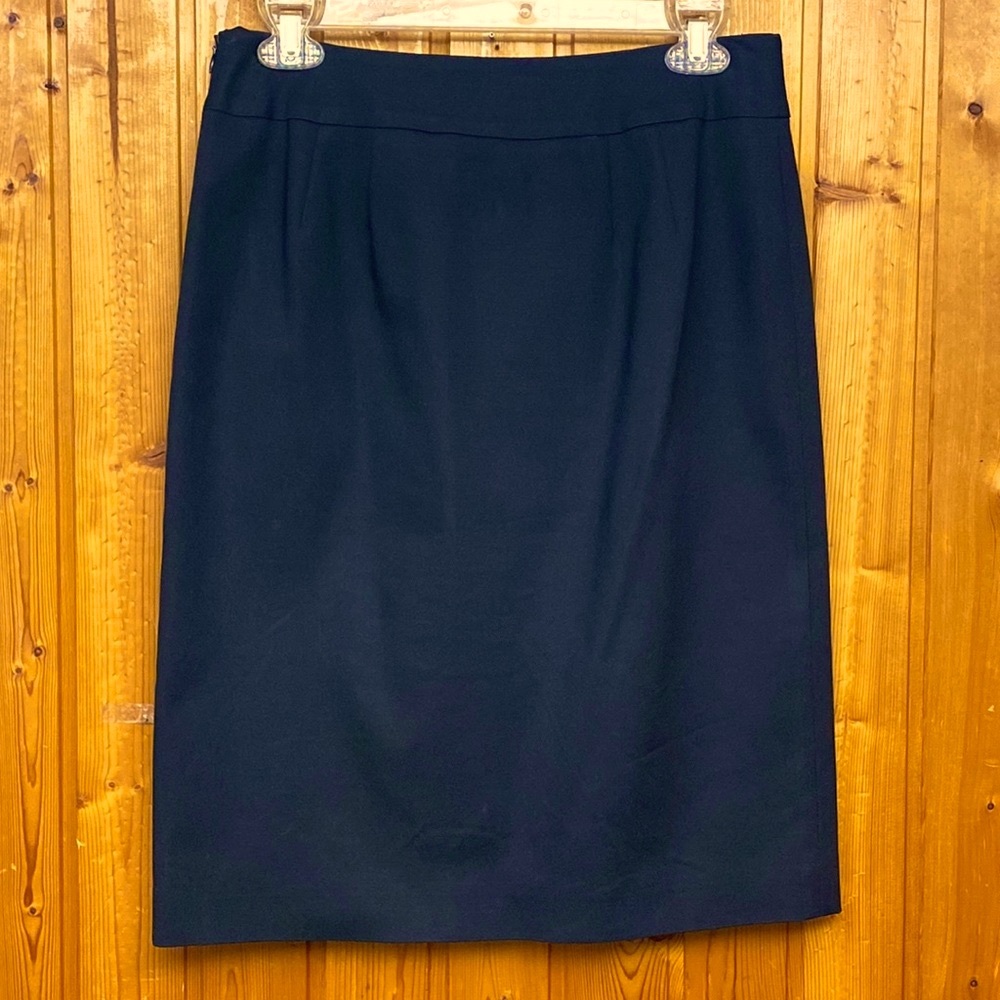 TALBOTS Black Stretch Pencil Skirt Women's Size 6 !
